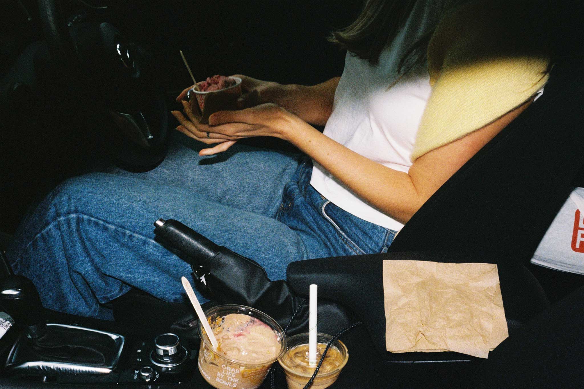 Lifestyle product photography and social media content on 35mm film for Ecoware Packaging.