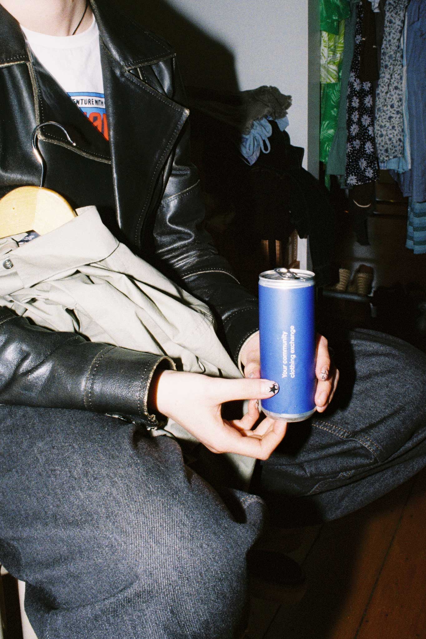 Social media content photography for Common on 35mm film.